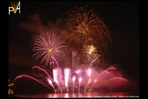 Photo du Feu d'artifice du nouvel an à l'Ile Maurice