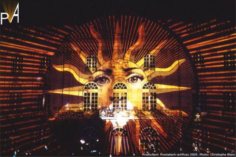 Photo du Spectacle pyrotechnique Nancy 2005