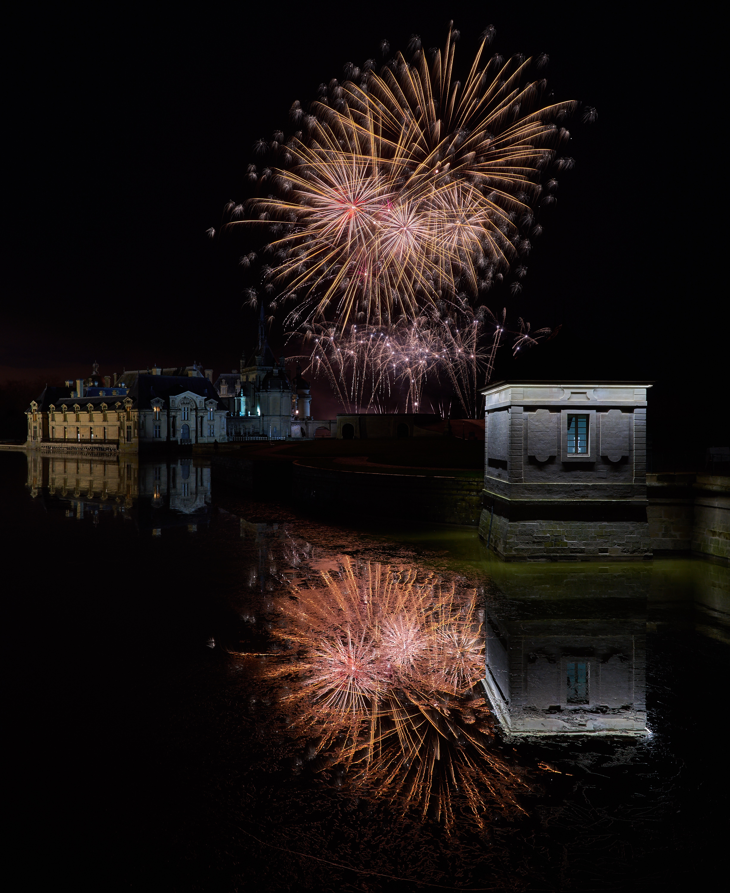 Photo de Feu d'artifice au Chateau de Chantilly