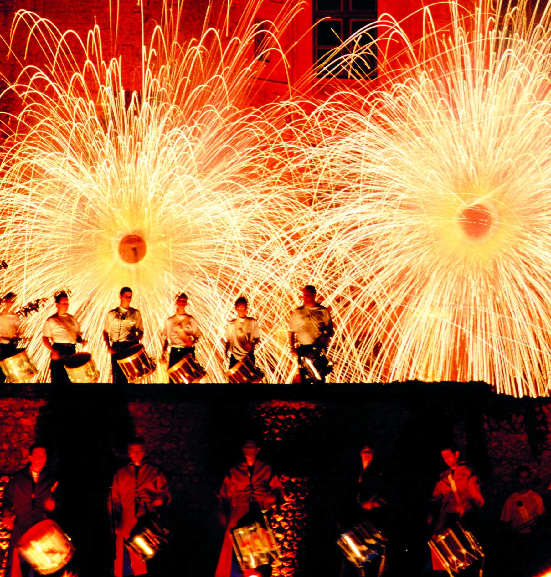 Photo Spectacle pyrotechnique Les Tambours de feu