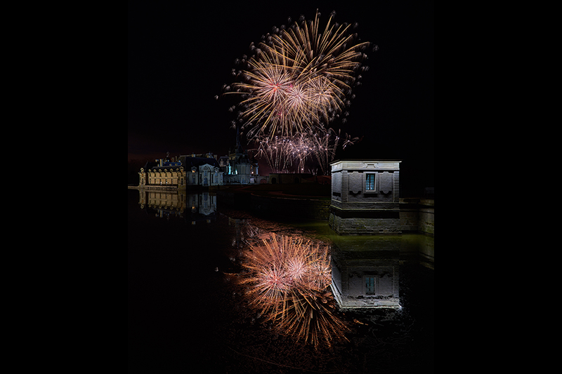 Photo feu d'artifice Empreinte à Chantilly